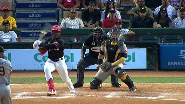 Hctor Rodrguez's RBI single