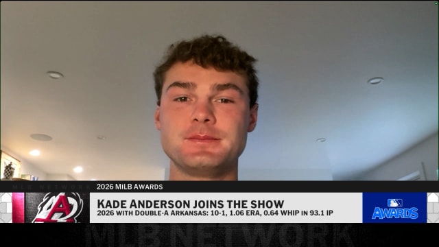 Anderson talks MiLB Pitching Prospect of the Year