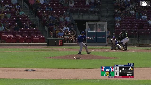 Yasser Mercedes homers (6) on a fly ball to left center field. Andy Lugo scores.