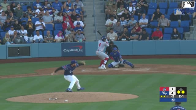 Breyson Guedez singles on a sharp line drive to left fielder AJ Soldra. Cesar Gonzalez scores. Bryan Andrade to 2nd.