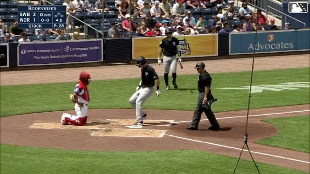 Spencer Jones' 445-foot solo home run