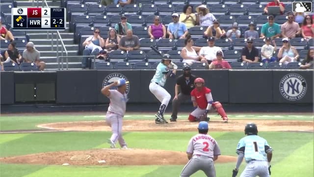 Giussepe Velasquez In play, run(s) to Kaeden Kent