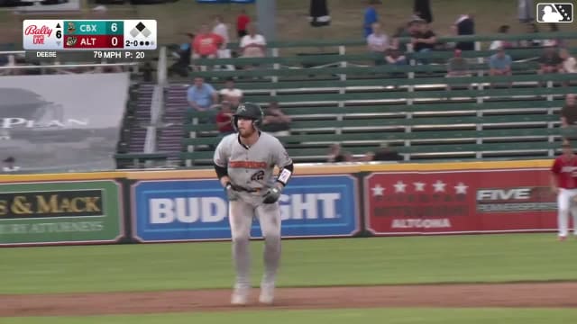 Thomas Sosa singles on a ground ball to right fielder Ivan Brethowr. Ethan Anderson scores.