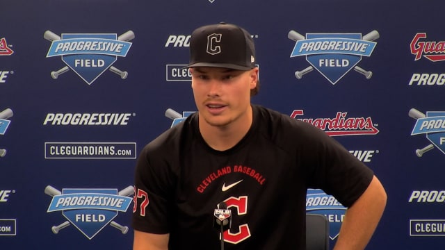 Travis Bazzana on getting called up by the Guardians