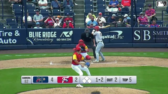 Sam Petersen homers (9) on a line drive to left field.