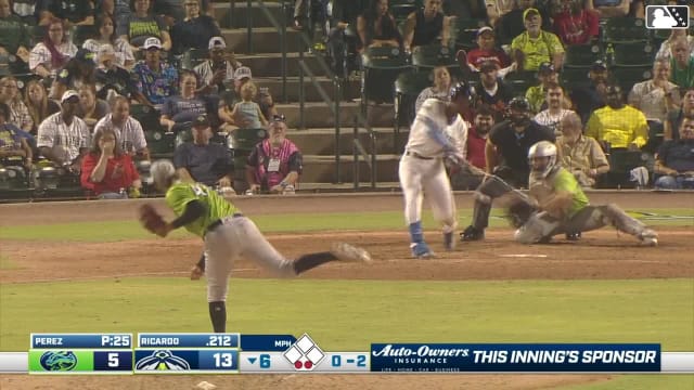 Yandel Ricardo's solo home run