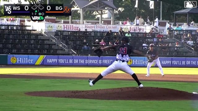 Ryan Burrowes called out on strikes.