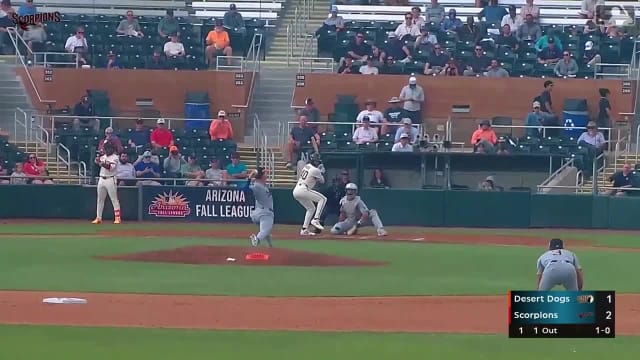 Brooks Auger In play, out(s) to Braylon Payne