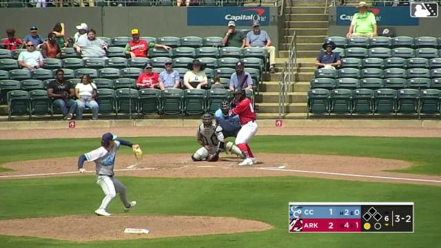 Michael Arroyo homers (3) on a line drive to left field.