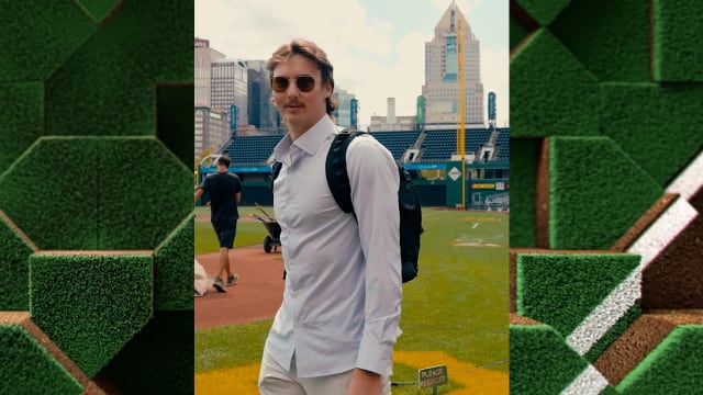 Bubba Chandler arrives at PNC Park