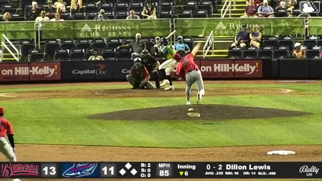 Dillon Lewis homers (15) on a fly ball to left center field.