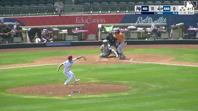 Nate Nankil homers (2) on a line drive to left field.