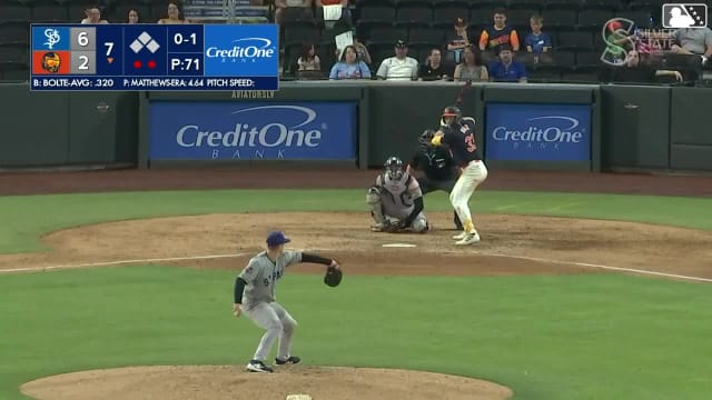 Henry Bolte homers (10) on a fly ball to right center field.