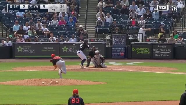 Alexander Vargas' solo home run