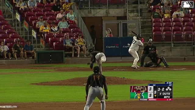 Eduardo Tait homers (20) on a fly ball to right center field.