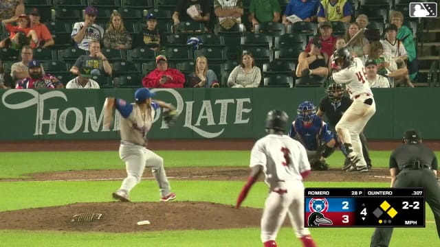 Eduardo Quintero doubles (23) on a line drive to left fielder Kade Snell. Mairo Martinus scores. Charles Davalan scores. Eduardo Quintero to 3rd. Eduardo Quintero advances to 3rd, on a throwing error by left fielder Kade Snell.