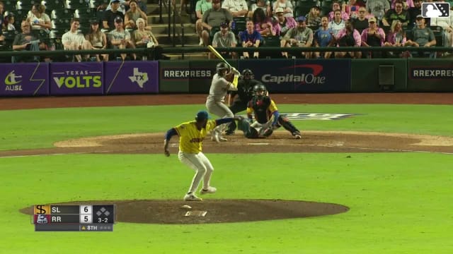 Nelson Rada homers (2) on a fly ball to left field.