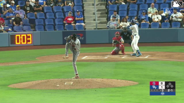 Joendry Vargas homers (12) on a line drive to left field.