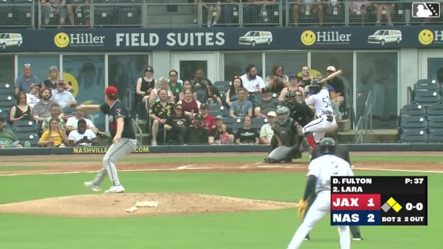 Luis Lara lofts three-run home run (9)