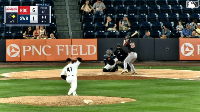 Sam Petersen homers (1) on a fly ball to left field. Cayden Wallace scores.