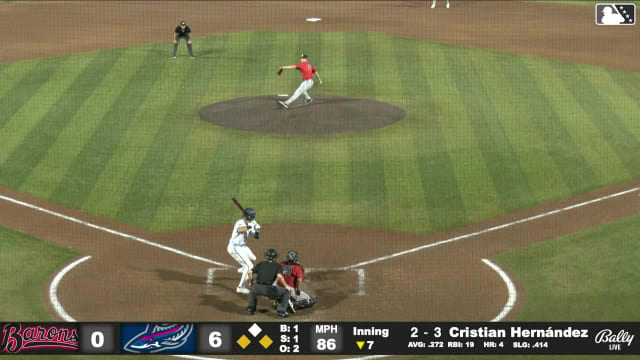 Cristian Hernández singles on a fly ball to right fielder Dylan Campbell. Brendan Jones scores. Ryan Ignoffo to 2nd.