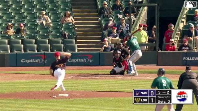 Brock Wilken singles on a sharp ground ball to left fielder Héctor Rodríguez. Cooper Pratt scores. Luis Lara to 2nd.
