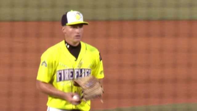 Michael Lombardi strikes out eight