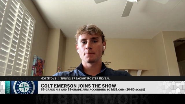 Colt Emerson on his potential with the Mariners, more