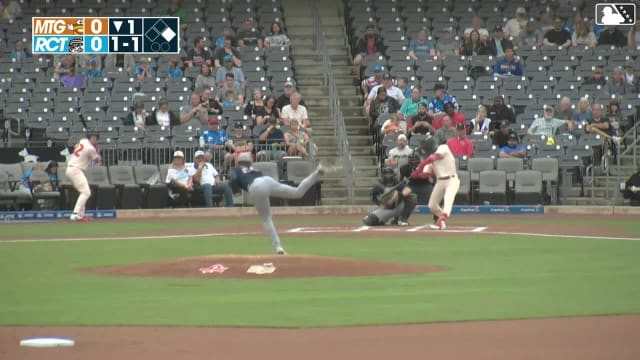 Raudi Rodriguez homers (9) on a line drive to right field. Nick Rodriguez scores.