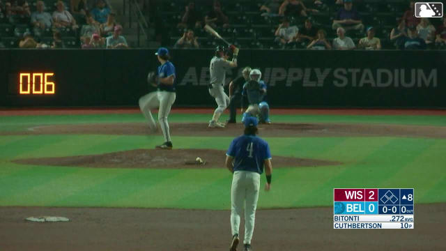 Eric Bitonti homers (25) on a fly ball to right field.
