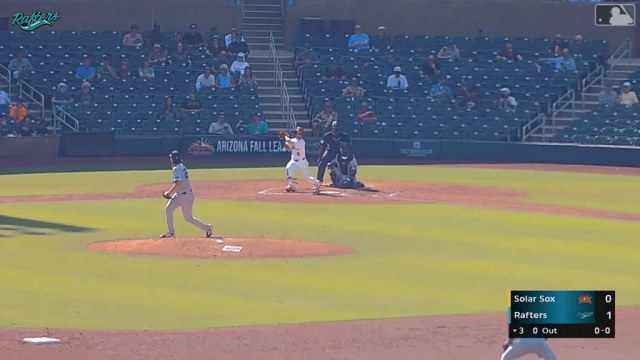 Mershon's first Fall League home run
