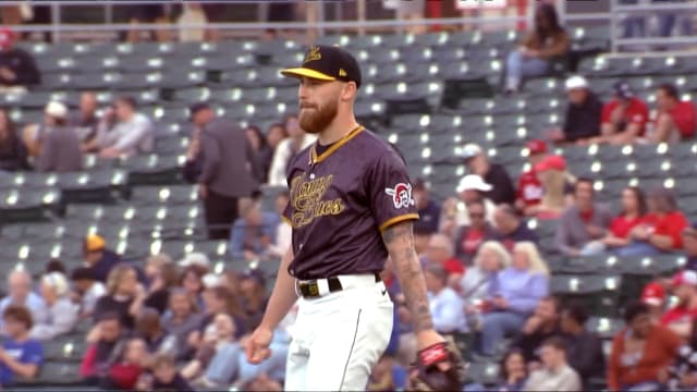Mike Burrows' five strikeouts