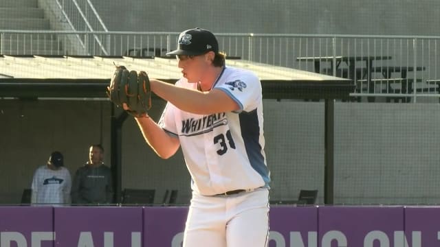 Andrew Sears strikes out six over five hitless frames