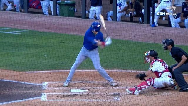 Owen Caissie's two-homer game 