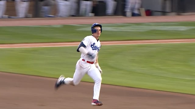 Walker Jenkins flirts with the cycle