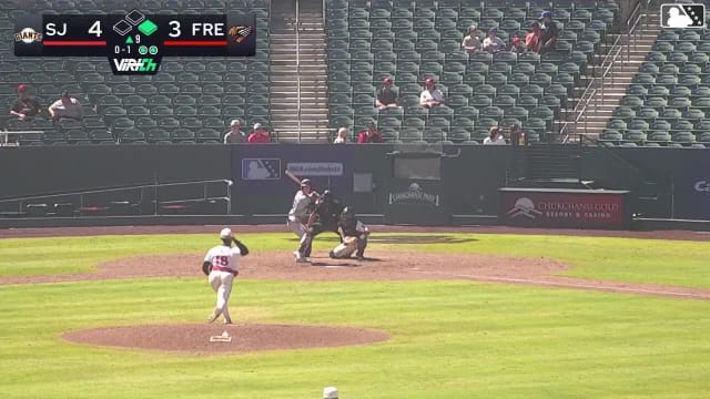 Yanzel Correa Ball In Dirt to Luke Nixon