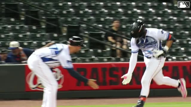 Brice Matthews' 13th home run 