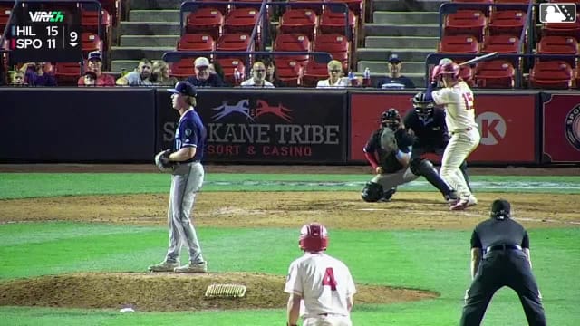 Ethan Hedges singles on a ground ball to center fielder Slade Caldwell. Tommy Hopfe scores. Roldy Brito to 2nd.
