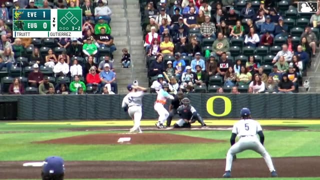 Carlos Gutierrez homers (8) on a fly ball to right center field.