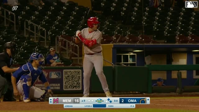 Blaze Jordan homers (9) on a fly ball to left field. Joshua Báez scores. Jimmy Crooks scores.
