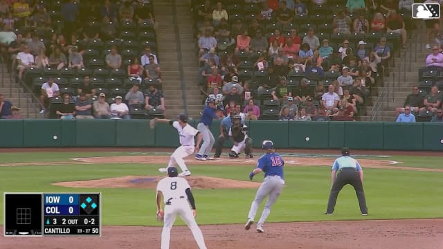 Joey Cantillo's fourth strikeout
