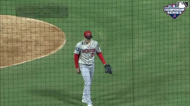Ben Grable completes perfect inning with a strikeout 