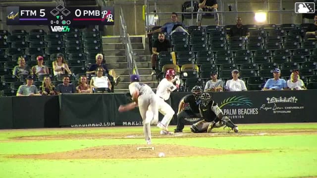 Trevor Condon collects first hit of his pro career