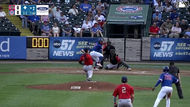 Jose Escobar doubles (20) on a line drive to right fielder Yasser Mercedes. Alexey Lumpuy scores. Jose Escobar out at 3rd on the throw, right fielder Yasser Mercedes to second baseman Yilber Herrera to third baseman Irvin Nunez.