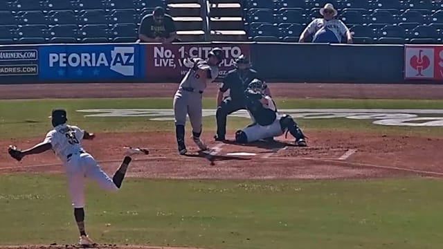 Jack O'Dowd's two-run home run in Arizona Fall League