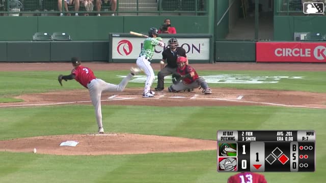 Brady Smith's first High-A strikeout