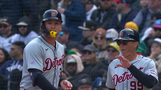 Colt Keith records his first Major League hit