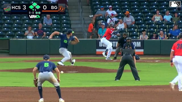 Brendan Summerhill hits a grand slam (1) to right center field. Narciso Polanco scores. Ryan McCoy scores. Noah Myers scores.