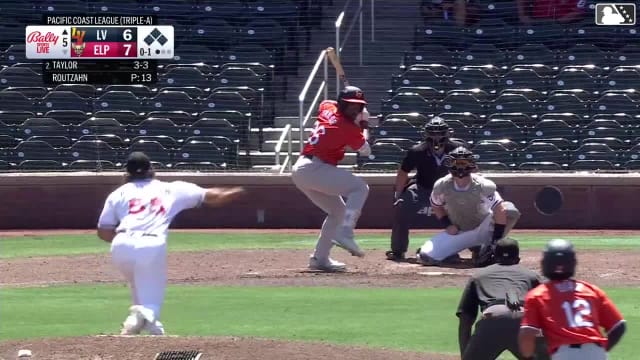 Devin Taylor singles on a sharp ground ball to left fielder Kai Murphy, deflected by shortstop Mason McCoy. Colby Halter scores. Davis Diaz scores. Cole Conn to 2nd.