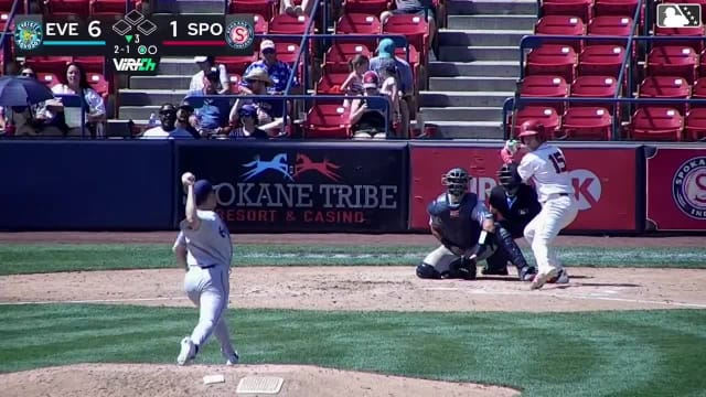Ethan Hedges homers (12) on a fly ball to left center field.
